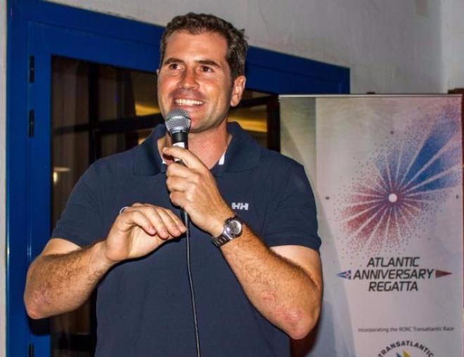 José Juan Calero, Calero Marinas Managing Director welcomes teams to the 4th edition of the RORC Transatlantic Race ©  Pilar Hernández